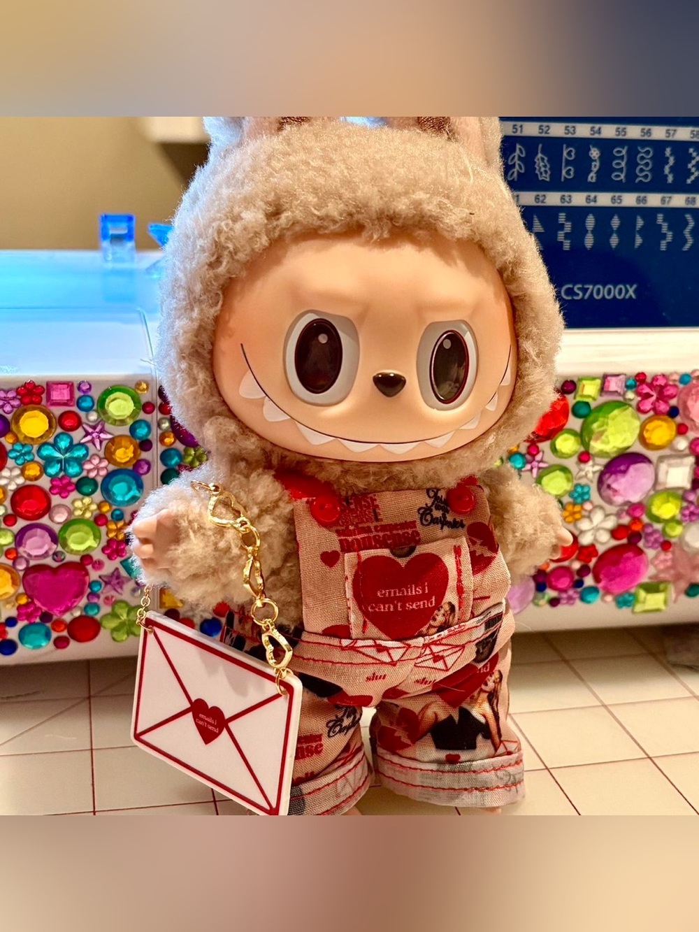 Emails I can’t send Sabrina carpenter Labubu Overalls Bag Charm Accessories